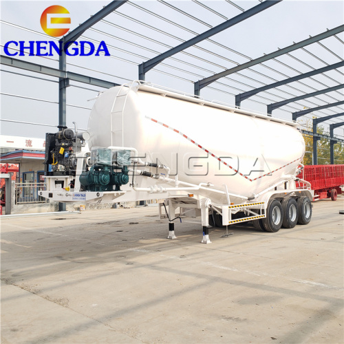 3 axles 30 cbm cement bulk tanker trailer