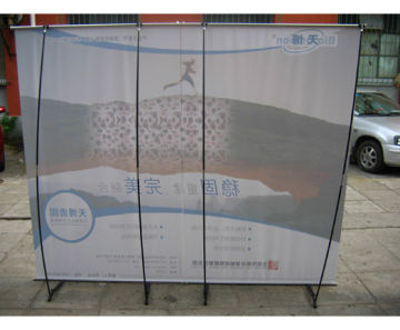 Retractable 150gpvc Roll Up Portable Cheap Steady L - Banner Display Stands For Church