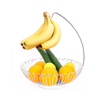 Wholesale storage metal hanging fruit and vegetable basket