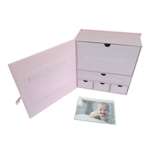 Pink Design Baby Treasure Cardboard Box