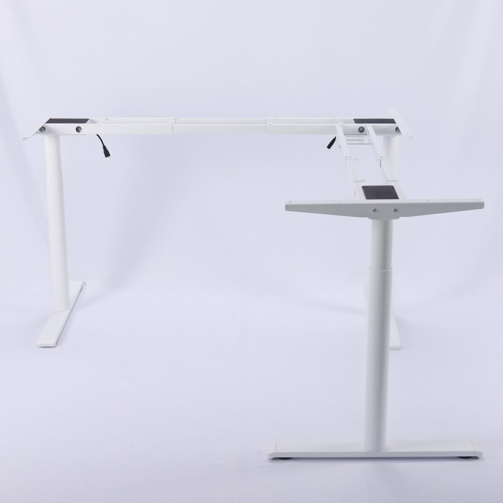 Altura de mesa em pé Ajustável L Forma Manager Desk