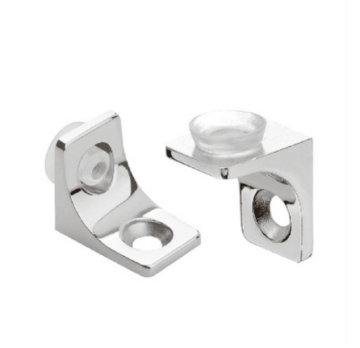 Zinc Alloy Glass Shelf Supports - Seven Shapes Available