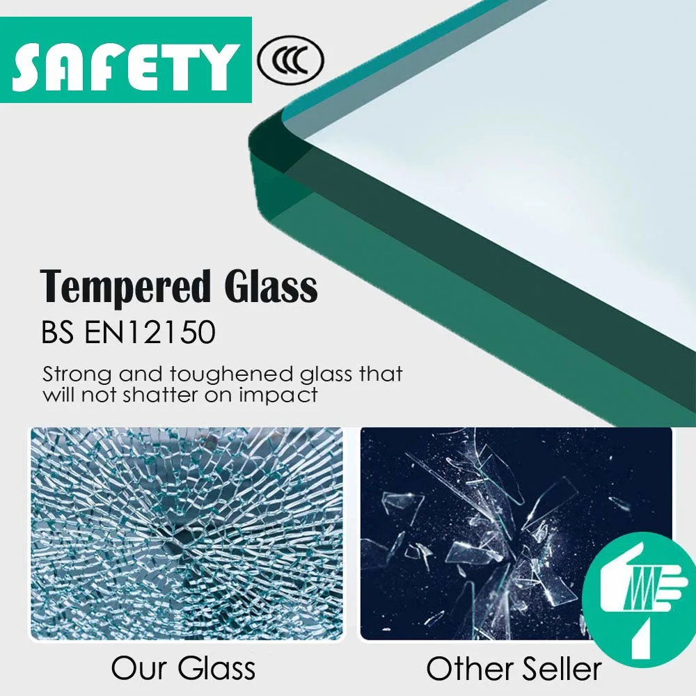 Sally Tempered Safety Glass Double Sliding Shower Framed Door for Bathroom Shower Room Enclosure