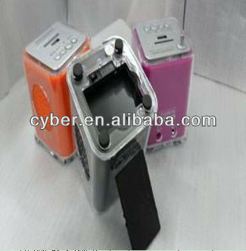 good quality mini speaker with FM T-630, support USB,SD card