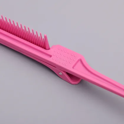 Salon Hair Styling Tools: Straightener Comb, Clip Comb, and Coloring Accessories
