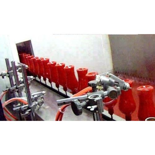 paint automatic spraying and leveling production line