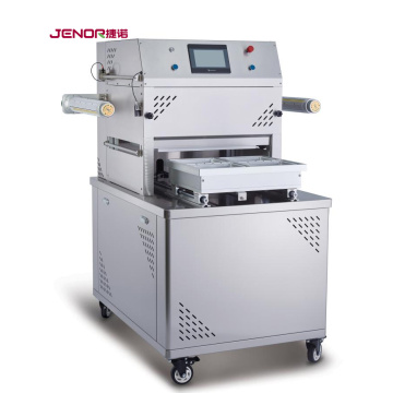 Máquina seladora de bandeja semiautomática para embalagem de pele