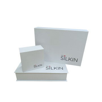 White Wig Hair Extension Magnetic Packaging Box
