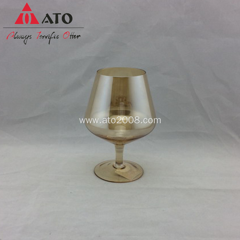 Amber Crystal brandy glass cup household glass cup