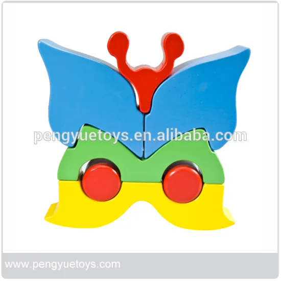 high quality delicate wooden pringting building blocks