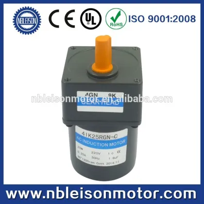 110v,220v ac motor 25w, electric motor ac ,low rpm ac gear motor