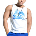 Tuỳ chỉnh in men thể thao modal vải racerback singlet