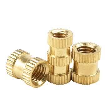 High Precision Brass Hex Nuts Threaded Inserts Zinc Plated and Passivated for Mining and Water Treatment Rivet Nut Type