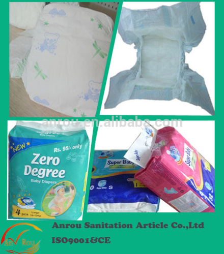 soft disposable new born baby diaper/nappy with wet indicator