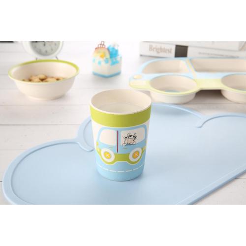 Ensemble d&#39;alimentation pour bébé en plastique bol assiette tasse vaisselle