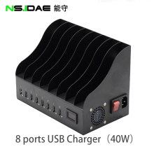 Universal 8-port charger with stand