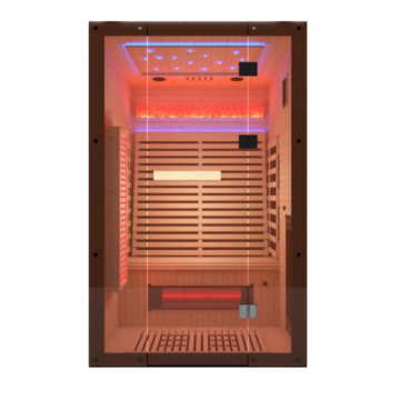 Double-person far-infrared sauna room