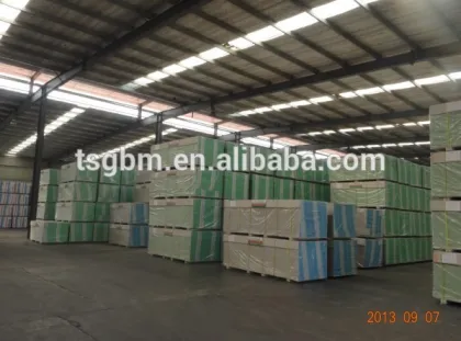2400*1200*9.0mm gypsum board 1200*2400*9.5mm gypsum boards manufacturer . paper face gypsum boards .gypsum board