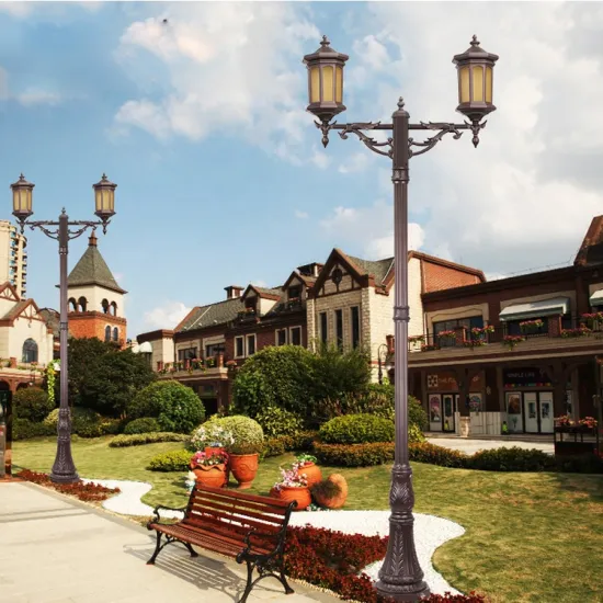 Antique Cast Iron Lamp Posts 2m-4m for Pathway, Street, Garden, and Landscape