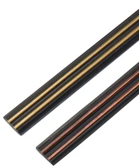 PVC plastic cooper conductive core co-extrusion profile