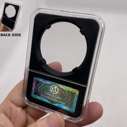 Acrylic Coin Holder: 40mm Anti-Counterfeit Shell Challenge Coin Protective Frame