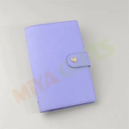 Custom Leather Medium Blue Pebble Sticker Album for Hobonichi
