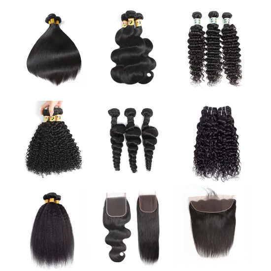 10A Grade Brazilian Human Hair Bundles 100% Mink Brazilian Virgin Human Hair Bundles Raw Virgin Hair Wig Closure