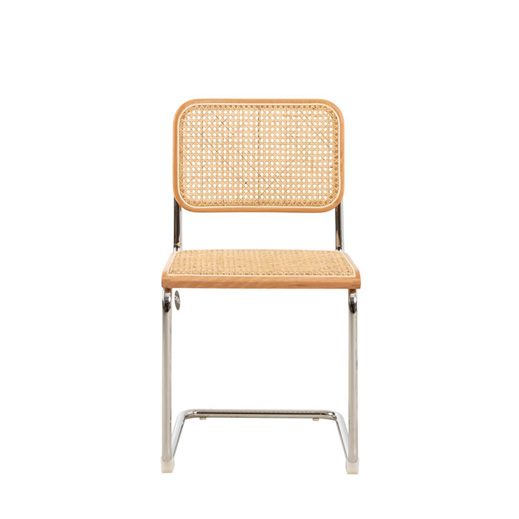 Cadeira de estar de cadeira de arco sem braço moderno de braço de braço cadeira de jantar Chaiss Chaises Rotin Sillas Comedor Cadeiras de Jantar Cane