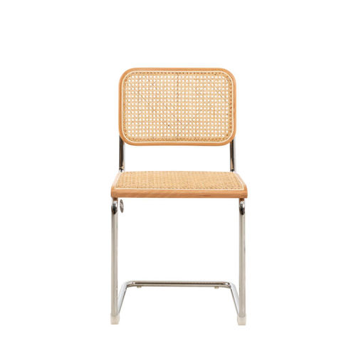 Silla de arco sin brazo moderna al por mayor sala de estar sillón de comedor de ratán chaises rotin sillas comedor cadeiras de jantar Cane