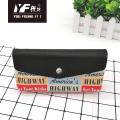 Custom traffic symbol style PU pencil case