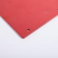 Folha de metal vermelho colorido em pó de serviço de revestimento