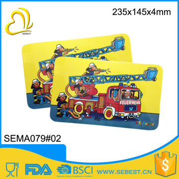 new style cartoon design custom logo melamine bread cutting board