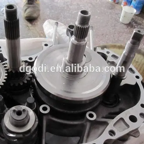 transmission gear and spline shaft for motorcycle reverse gear box