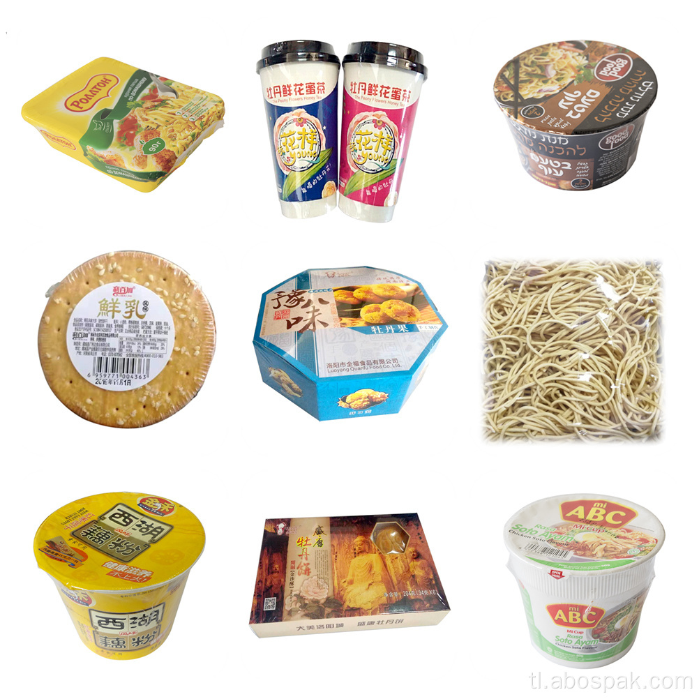 Awtomatikong Cup/Bowl Instant Noodles Shrink Wrapping Machine