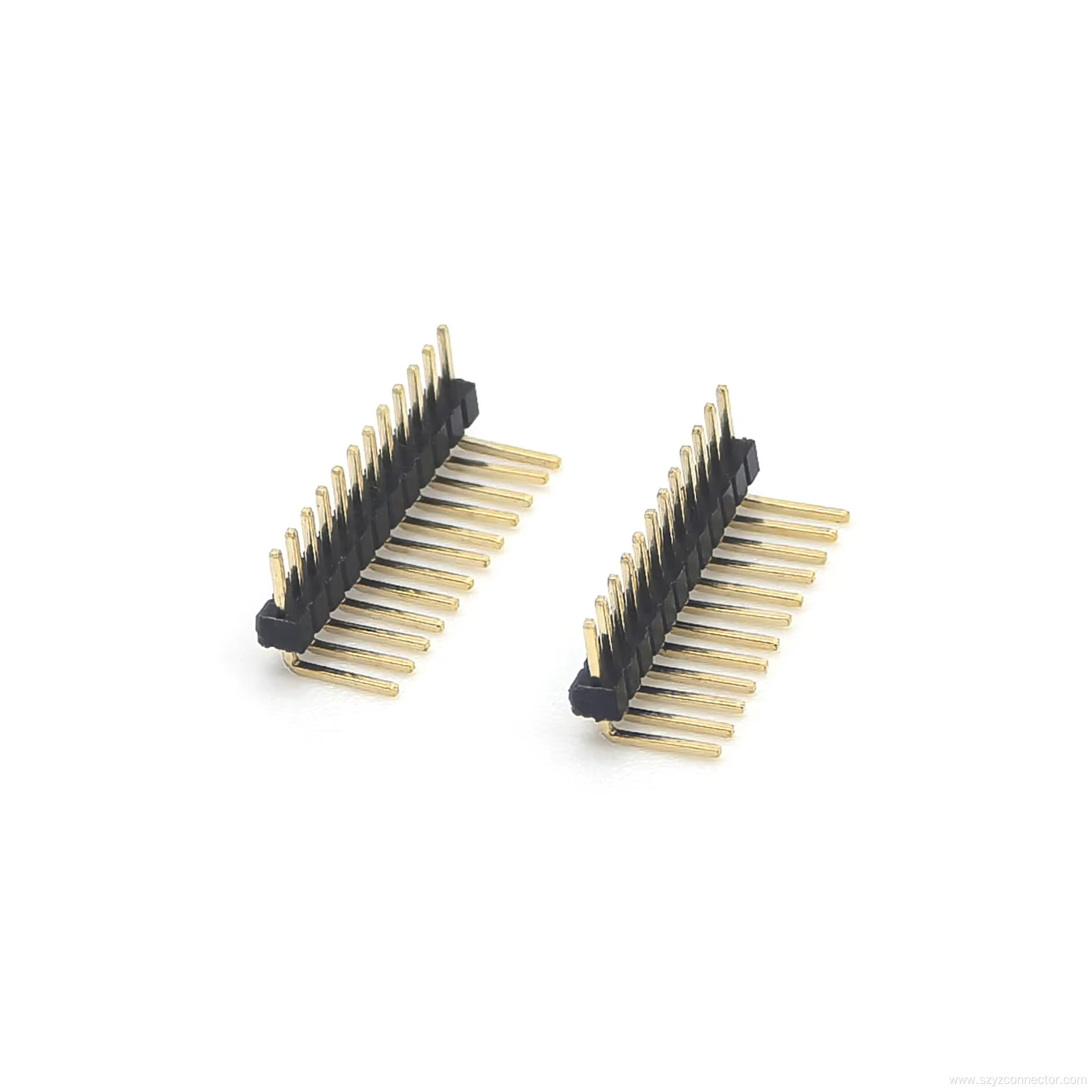 1.0mm Pin header Right Angle H1.0mm 12P