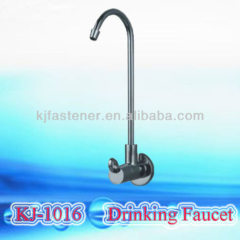 Brass in-wall drinking water tap water filter