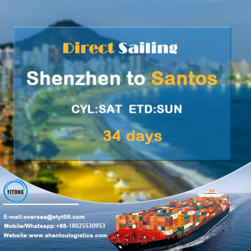 Shenzhen Logistics Service to Santos