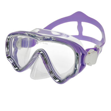 Kids Anti-Fog Tempered Glass Diving Mask for Swimming