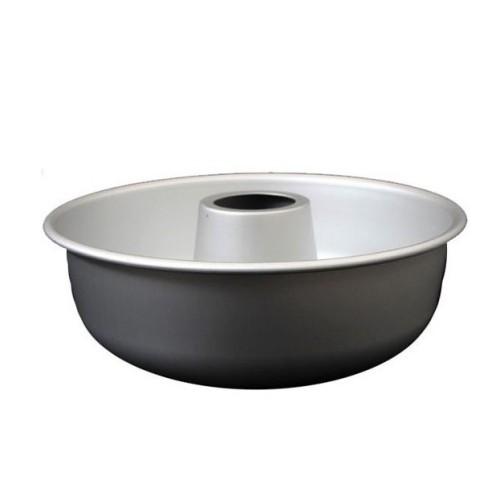 Ballerina Cake Pan 7 Inch Aluminium Alloy Chiffon Cake Pan-Black Supplier