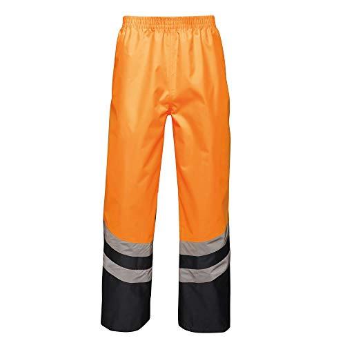 Hi viz safety reflective rain jacket pants