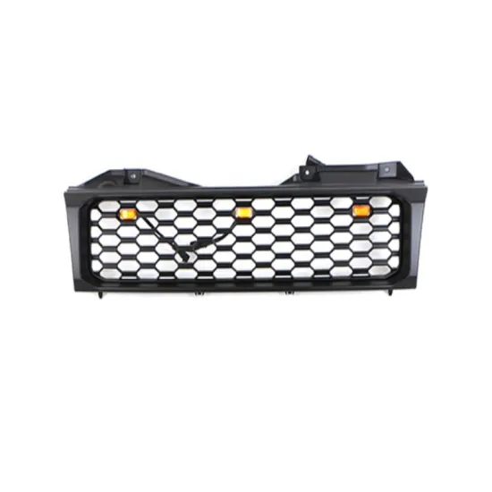 4x4 Off-Road Auto Parts - Front Grill with Lights for Suzuki Jimny (2007-2011)