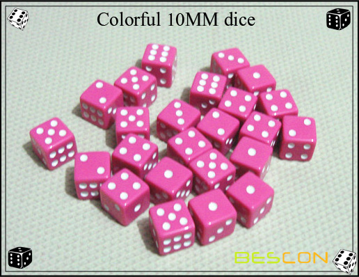 colorful 10MM dice