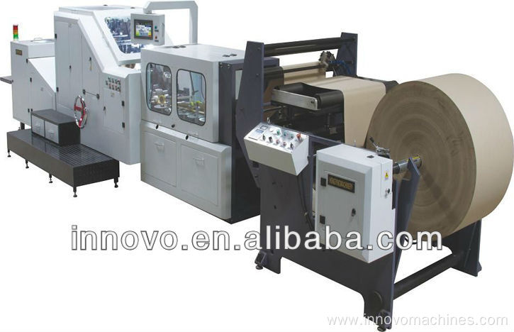 ZD-300 Adjustable roll feeding square bottom paper bag making machine