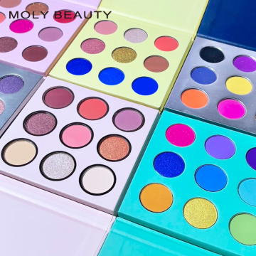 9 Colors DIY High Pigment Custom Eyeshadow Palette - Best Quality No Logo Private Label