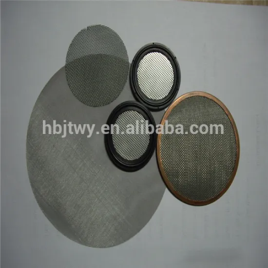 China factory supply wire mesh filter screen
