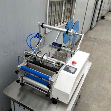 Semi-Automatic Water Bottle Labeling Printing Machine for Round Bottles