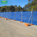 Removable hot-dipped galvanized temporary fencing