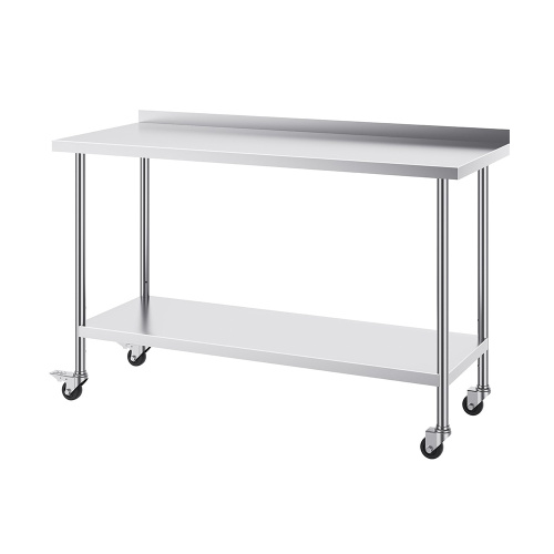 stainless steel prep table Commercial Stainless Steel Kitchen Work Table Manufactory