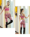 Fashion fitness legging met broek training legging