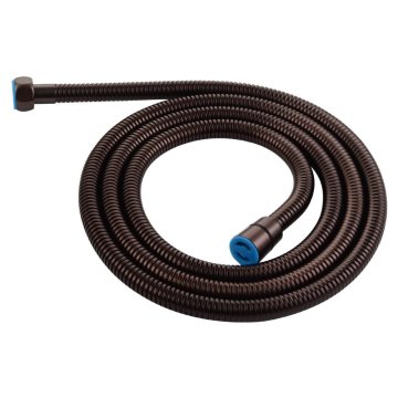 Shiny shower hose with brass fittings, flexible shower hoses